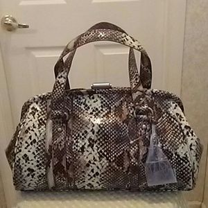 VN Snake Print Satchel/Shoulder Bag (NWOT)